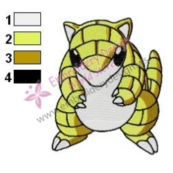 Pokemon Cartoon Embroidery 17